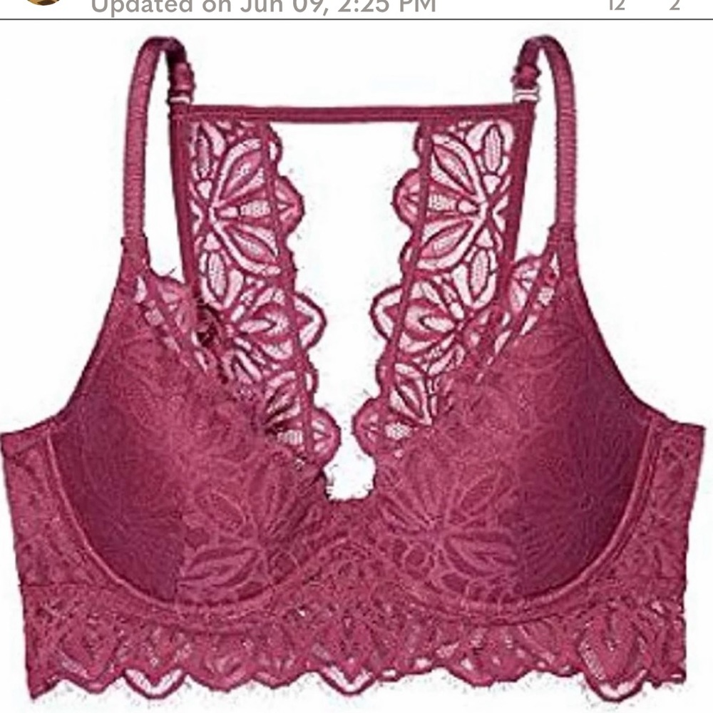 Nwt Victoria secret long line lace bra 34dd